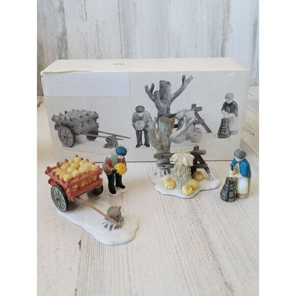 Dept 56 59412 Harvest Time heritage village accessory xmas set - Picture 1 of 9